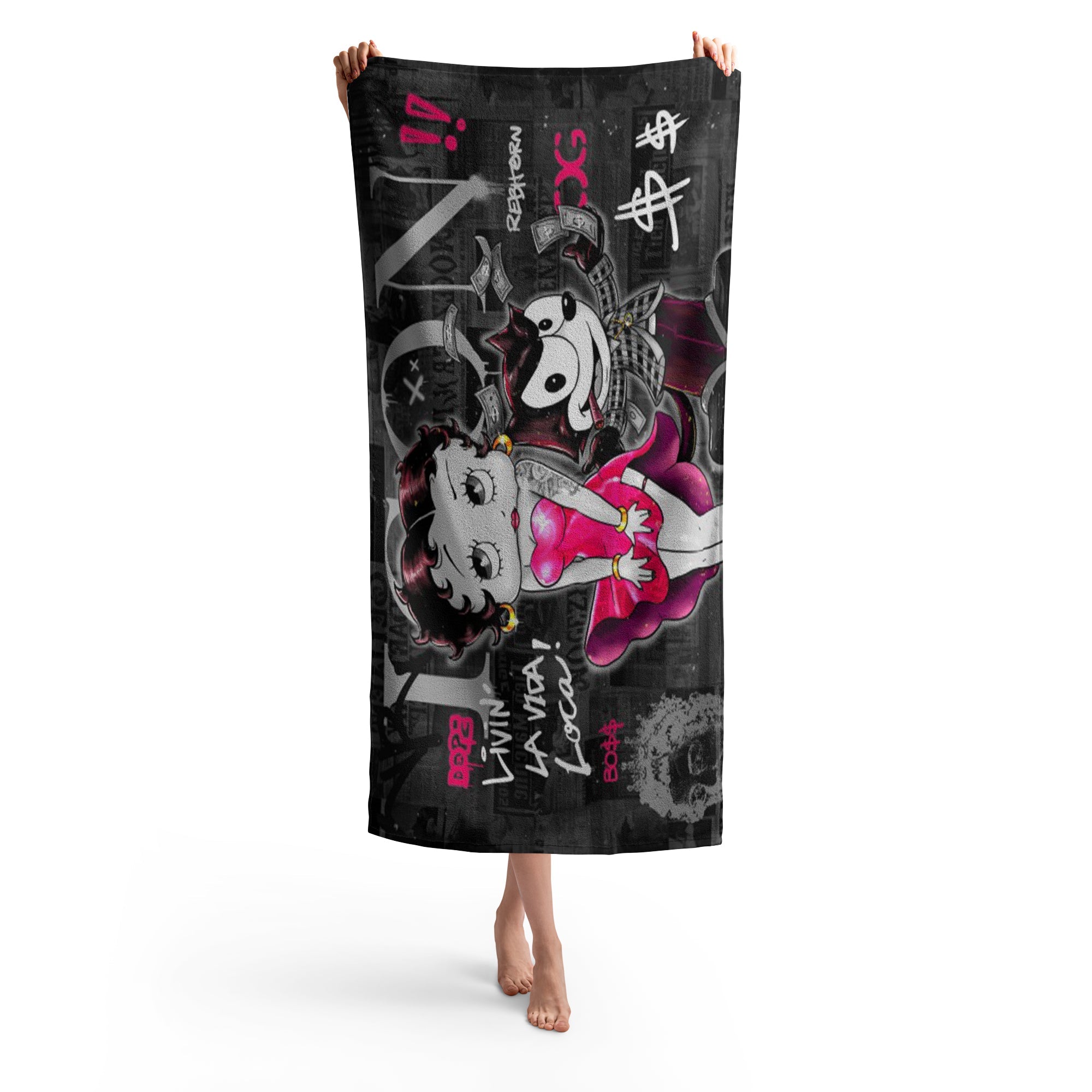 LIVIN' LA VIDA LOCA BEACH TOWEL - REBHORN DESIGN