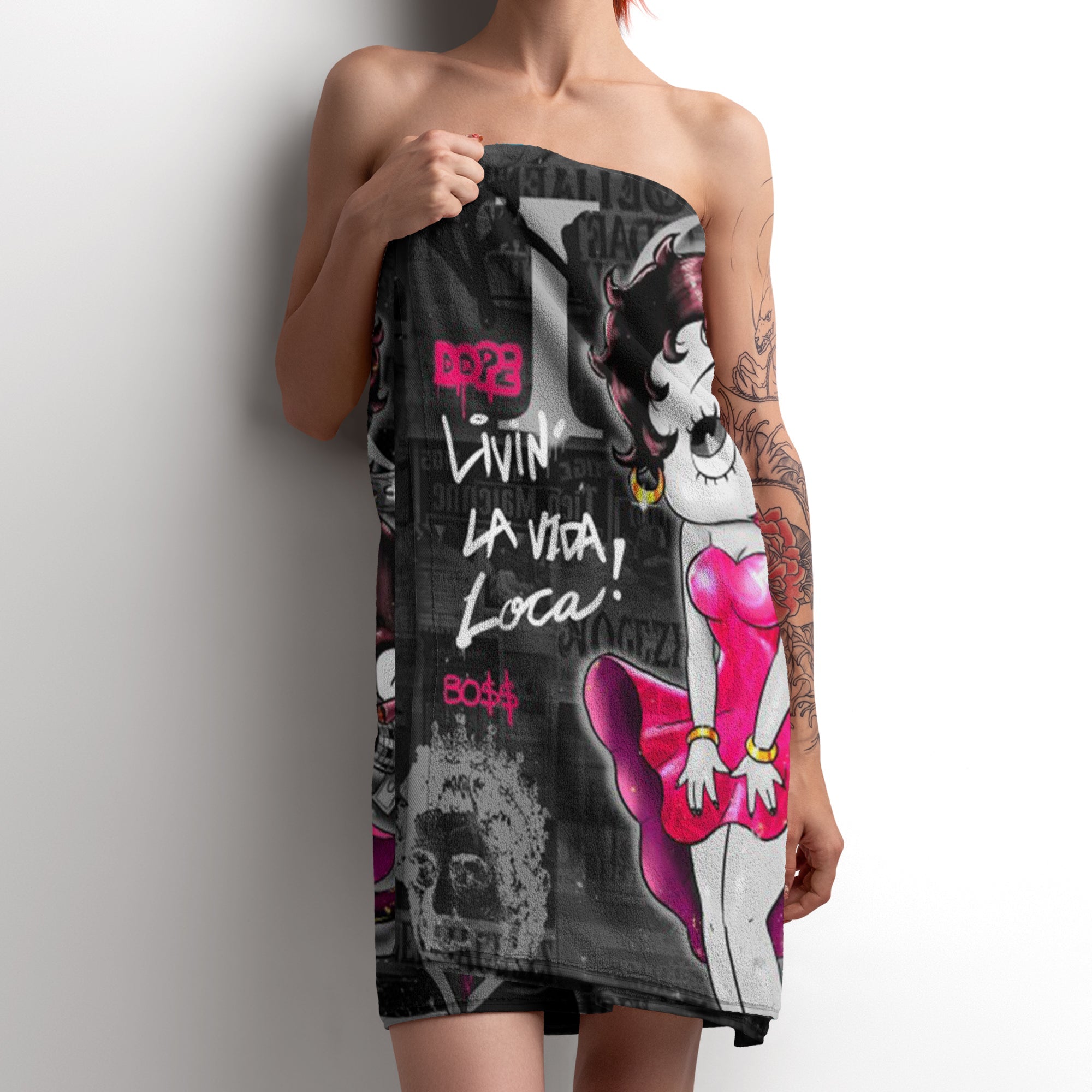 LIVIN' LA VIDA LOCA BEACH TOWEL - REBHORN DESIGN