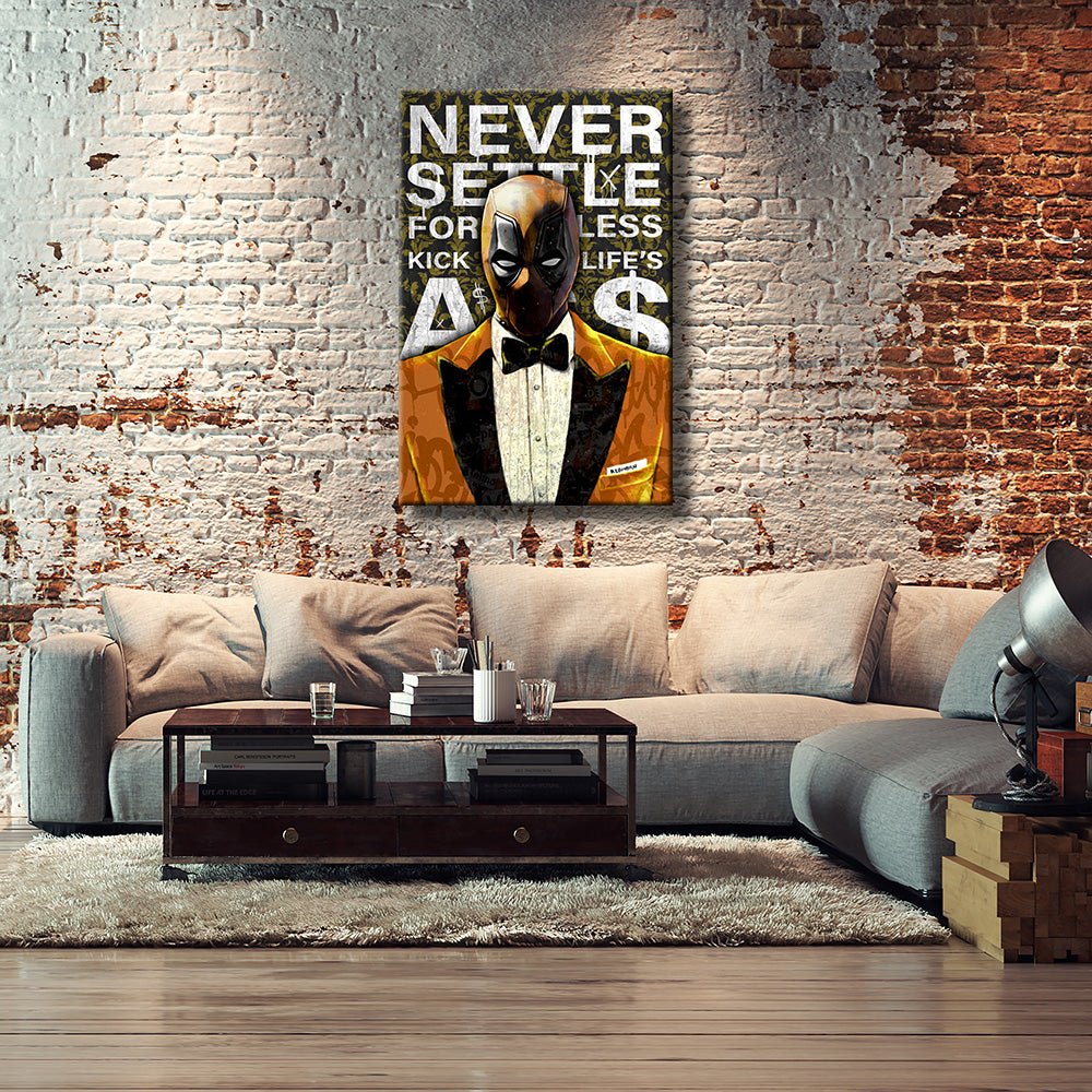 NEVER SETTLE FOR LESS - REBHORN DESIGN