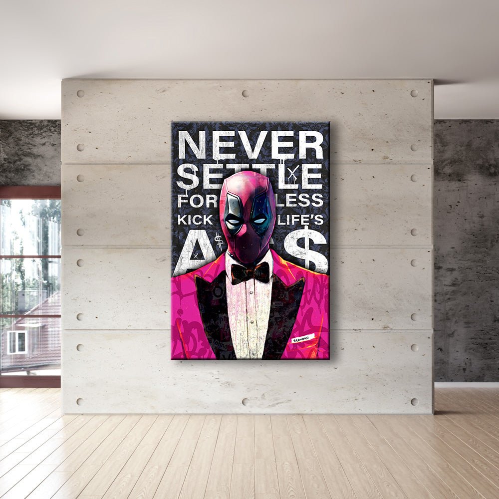 NEVER SETTLE FOR LESS - REBHORN DESIGN