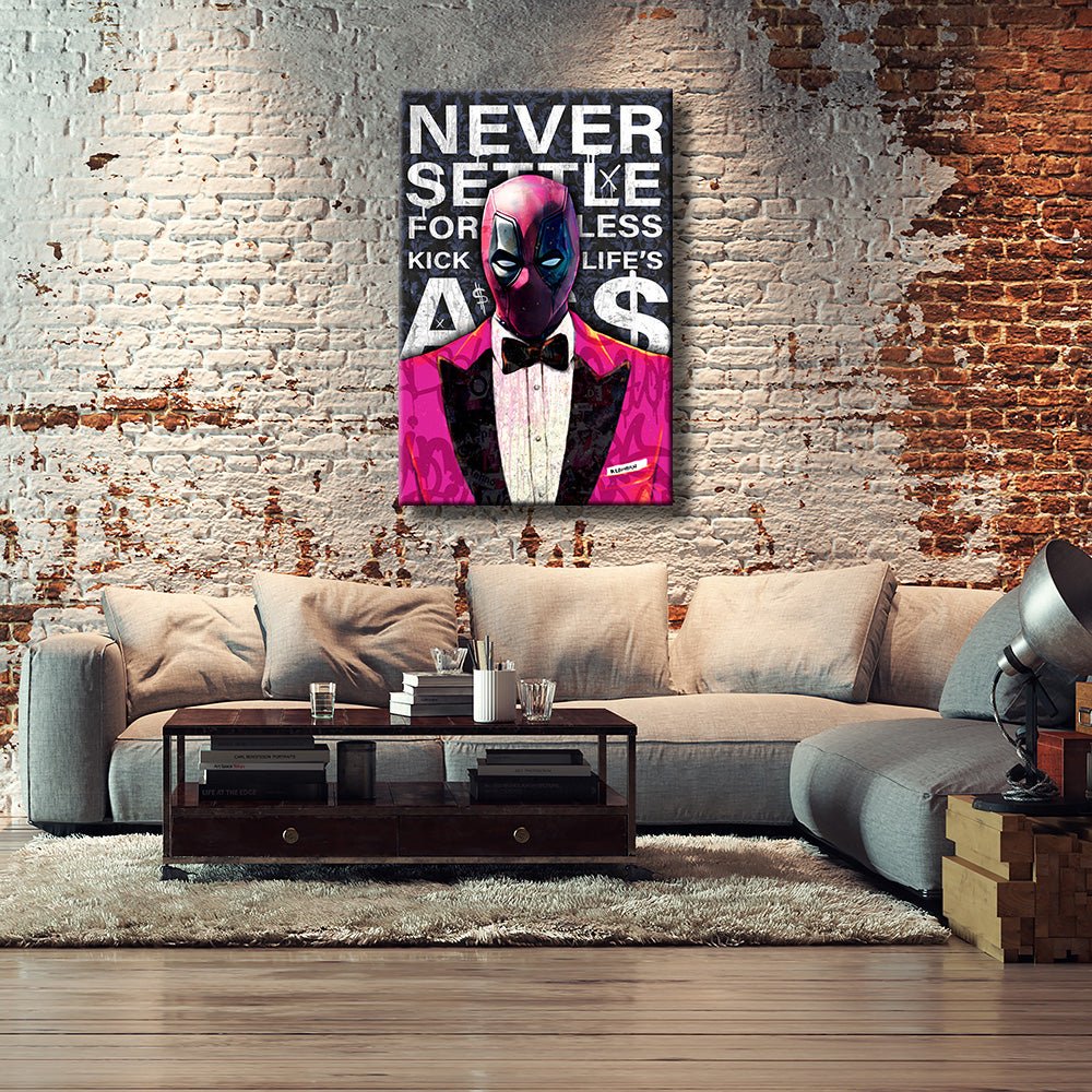 NEVER SETTLE FOR LESS - REBHORN DESIGN