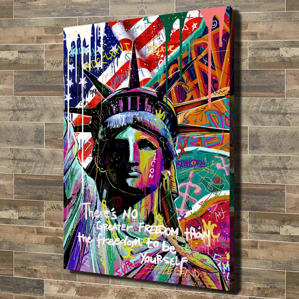 Liberty Pop Art Edition Modern Day Canvas Wall Art – REBHORN DESIGN