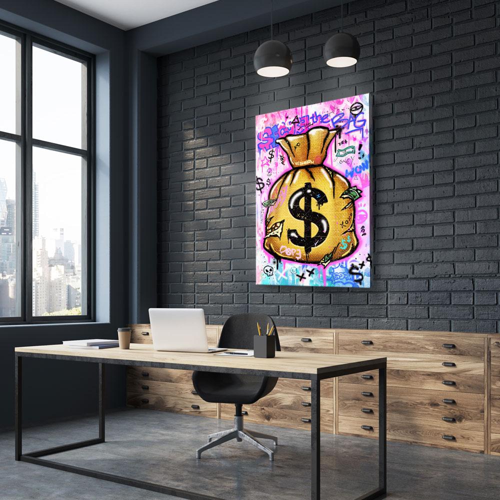 Secure the Bag - Wall Art Designed for Hustlers & Go-Getters