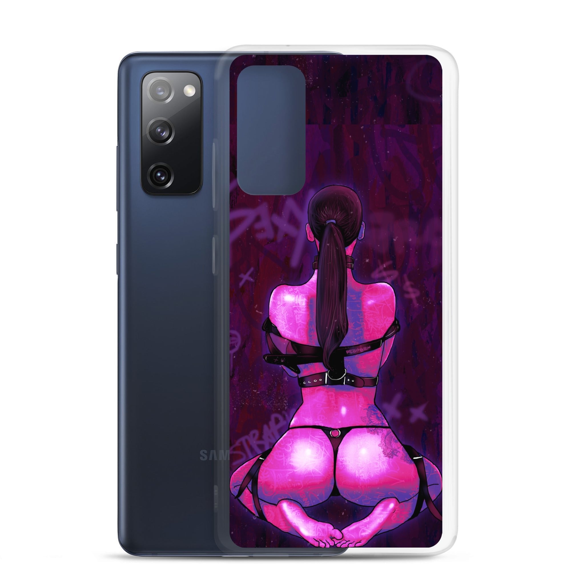 Strapped Sensual Pink Samsung Case - REBHORN DESIGN