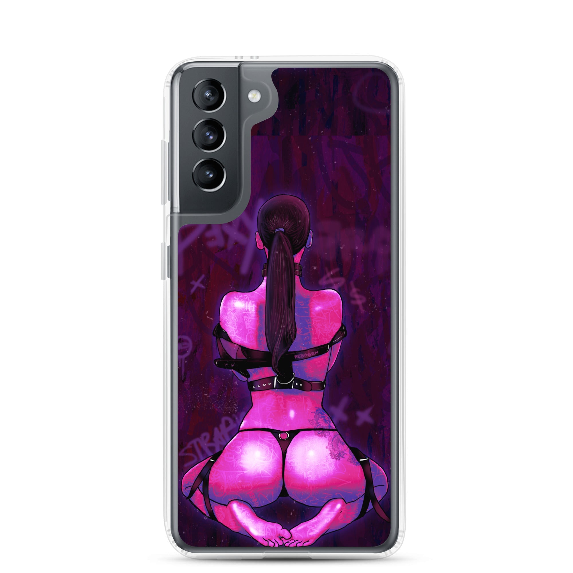 Strapped Sensual Pink Samsung Case - REBHORN DESIGN