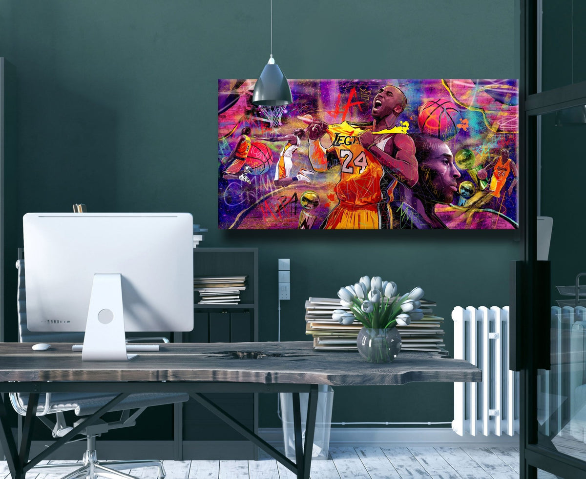 The Mamba Legacy Modern Day Canvas Wall Art – REBHORN DESIGN